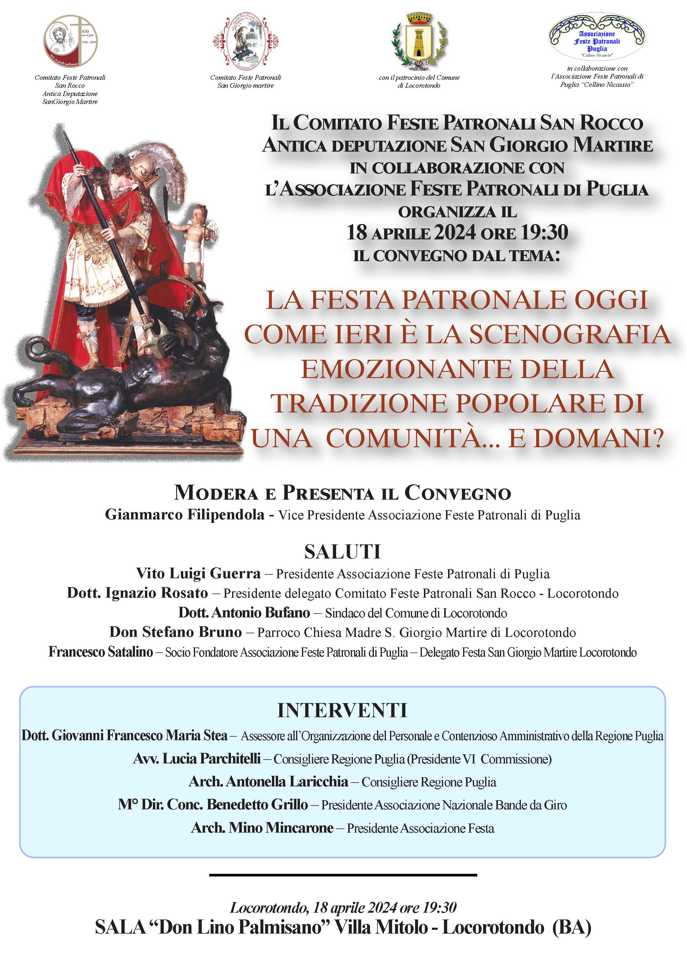 Convegno Locorotondo 18 aprile 2024